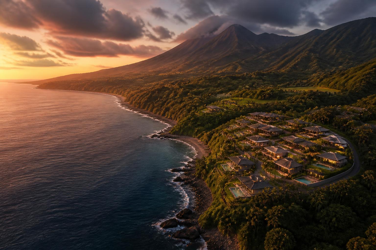 El Salvador coastal landscape